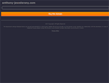 Tablet Screenshot of anthony-jewelersny.com